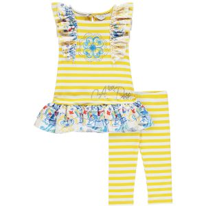 adee adee lara stripe porto tile legging set