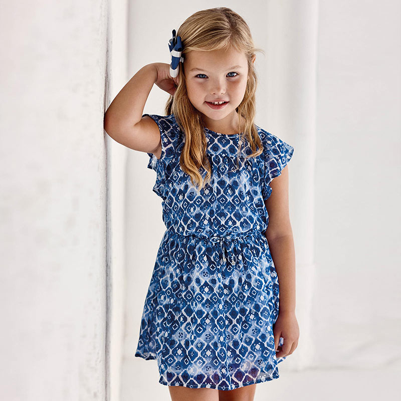 Little girl hot sale chiffon dresses