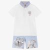lapin house boys white blue shorts set 423769 f89ed308ecab5f41a9d313878bef48f8c5e2655e