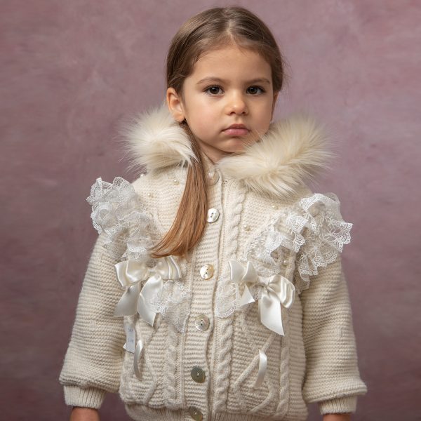 caramelo kids girls ivory lace knit jacket 475751 8d35c2282f0d960cc8e32802fe82ffd32e038d20 outfit