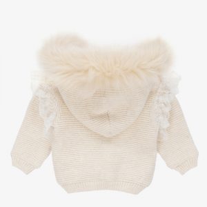 caramelo kids girls ivory lace knit jacket 475751 aeeba896243fabc2d049187084ce50a39bec342a