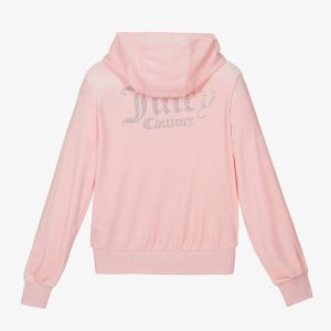 juicy couture teen girls pink velour zip up top 508899 879b342c3314b3d1898b33172e58b9528681cf5a