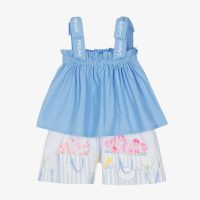 lapin house girls blue striped shorts set 491808 0fcc9725a9187547c5fef1b5e3d6cb38c757d9d3