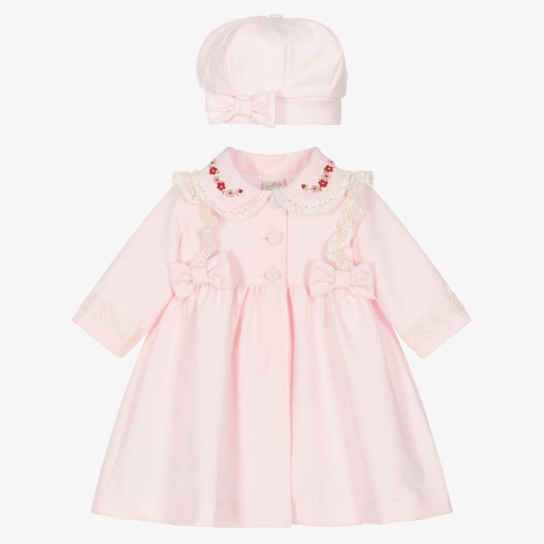 pretty originals girls pink coat hat set 525710 210350d4c63b9944058c26de7499ee237837d25e