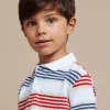 boy striped polo better cotton watermelon XL 2