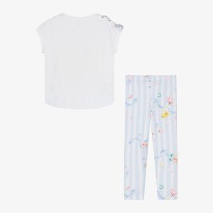 lapin house girls white blue cotton leggings set 558640 c98065c156c455472e50ea985d380f8a87961c2a