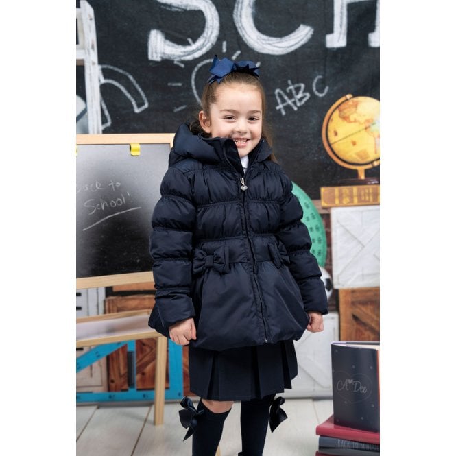 Childrens navy coat best sale