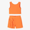 abel lula girls orange crepe ruffle shorts set 599870 7ed2dfeecd5bec3fa3135b1dc0ef9833