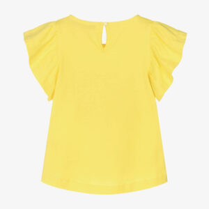 agatha ruiz de la prada girls yellow cotton t shirt 600236 d24473495715efe659dd6782c64144aaff711317
