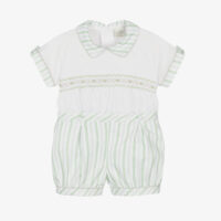 pretty originals boys white green cotton buster suit 594875 fe0f03a284041b13297e37764d04cb42