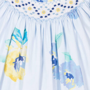 pretty originals girls blue cotton floral dress set 594861 ec3877e65083b7957738170c5be497b1