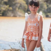 SS26 Rochy Girls Summer DG Tulle Swimming Costume